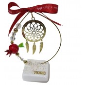 ΚΥΚΛΟΣ ΜΕ ΡΟΔΙ ΣΕ ΒΟΤΣΑΛΟ γούρια - δώρα