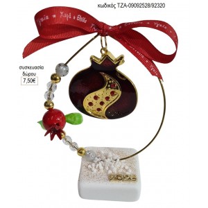 ΡΟΔΙ ΜΕ ΣΤΡΑΣ ΣΕ ΚΥΚΛΟ ΜΕ ΡΟΔΙ ΠΑΝΩ ΣΕ ΒΟΤΣΑΛΟ για γούρι δώρο ΤΖΑ-09092528/92320 7.50€!!!