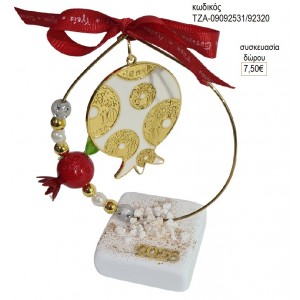 ΡΟΔΙ ΜΕ ΚΕΡΜΑΤΑ ΣΕ ΚΥΚΛΟ ΜΕ ΡΟΔΙ ΠΑΝΩ ΣΕ ΒΟΤΣΑΛΟ για γούρι δώρο ΤΖΑ-09092531/92320 7.50€!!!