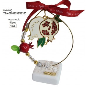 ΡΟΔΙ ΔΙΠΛΟ ΣΕ ΚΥΚΛΟ ΜΕ ΡΟΔΙ ΠΑΝΩ ΣΕ ΒΟΤΣΑΛΟ για γούρι δώρο ΤΖΑ-09092532/92320 7.50€!!!