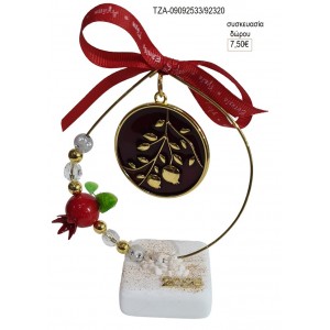 ΡΟΔΙΑ ΣΕ ΚΥΚΛΟ ΜΕ ΡΟΔΙ ΠΑΝΩ ΣΕ ΒΟΤΣΑΛΟ για γούρι δώρο ΤΖΑ-09092533/92320 7.50€!!!