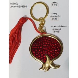 ΡΟΔΙ ΜΠΡΕΛΟΚ ΕΠΙΧΡΥΣΟ ΜΕ ΚΟΚΚΙΝΟ ΣΜΑΛΤΟ για γούρι δώρο ΑΝΑ-66121/35140 1.80€!!!