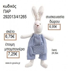 ΚΟΥΝΕΛΑΚΙ ΛΟΥΤΡΙΝΟ ΧΡΩΜΑ ΜΠΛΕ για μπομπονιέρες - γούρια ΠΑΡ-292013/41265 6.75€!!!