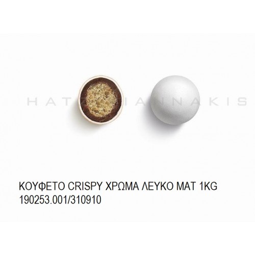 CRISPY ΧΡΩΜΑ ΛΕΥΚΟ MAT KOYΦΕΤΑ ''ΧΑΤΖΗΓΙΑΝΝΑΚΗ'' 1KG 190253.001/310910 13.11€!!!