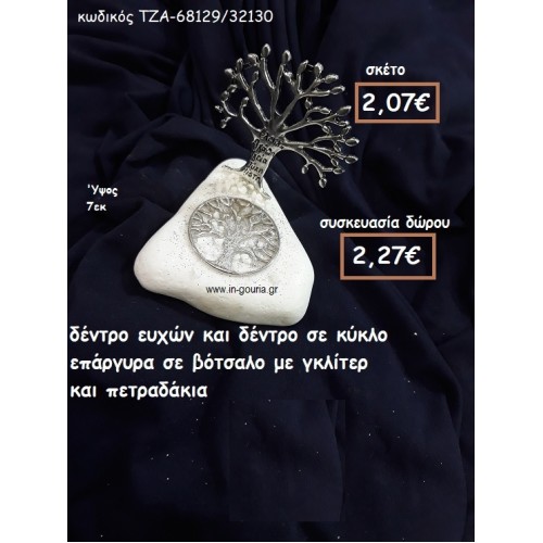 ΔΕΝΤΡΟ ΕΥΧΩΝ ΚΑΙ ΔΕΝΤΡΟ ΣΕ ΚΥΚΛΟ ΕΠΑΡΓΥΡΑ ΣΕ ΒΟΤΣΑΛΟ ΓΙΑ ΓΟΥΡΙ-ΔΩΡΟ ΤΖΑ-68129/32130