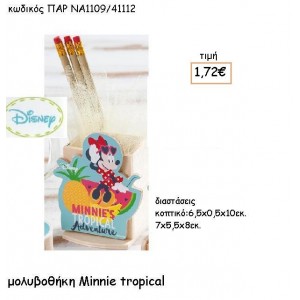 MINNIE TROPICAL ΜΟΛΥΒΟΘΗΚΗ για δώρα πάρτυ , εορτών , γενεθλίων  ΠΑΡ-ΝΑ1109/41112