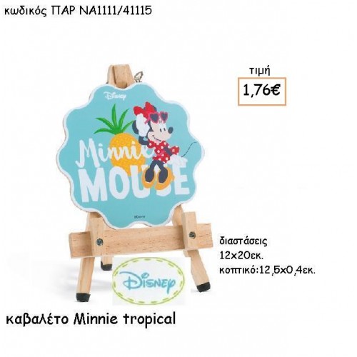 MINNIE TROPICAL ΚΑΔΡΑΚΙ ΜΕ ΚΑΒΑΛΕΤΟ για δώρα πάρτυ , εορτών , γενεθλίων  ΠΑΡ-ΝΑ1111/41115