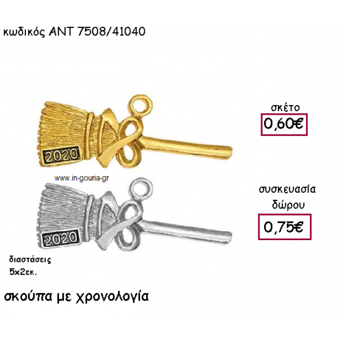 ΣΚΟΥΠΑ ΑΠΕΙΡΟ ΜΕ ΧΡΟΝΟΛΟΓΙΑ για γούρι-δώρο ΑΝΤ-7508/41040