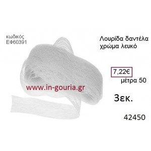 ΔΑΝΤΕΛΑ κορδέλα 50 μέτρων 3εκ. για γούρια-αμπαλάζ ΕΦ-60391