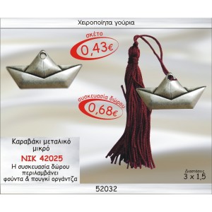 ΚΑΡΑΒΑΚΙ ΜΕΤΑΛΛΙΚΟ ΜΙΚΡΟ ΓΟΥΡΙ 2015