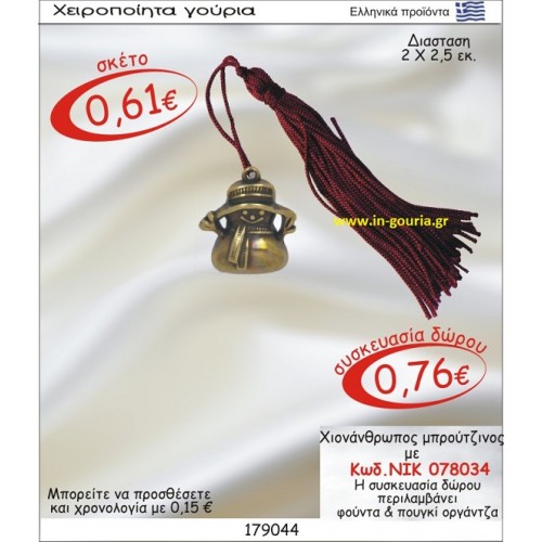 ΧΙΟΝΑΝΘΡΩΠΟΣ ΜΠΡΟΥΝΤΖΙΝΟΣ ΓΟΥΡΙ ΝΙΚ-078034
