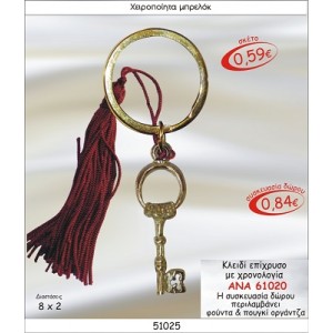 ΚΛΕΙΔΙ ΕΠΙΧΡΥΣΟ ΜΕ ΧΡΟΝΟΛΟΓΙΑ ΜΠΡΕΛΟΚ ΓΟΥΡΙ 2015