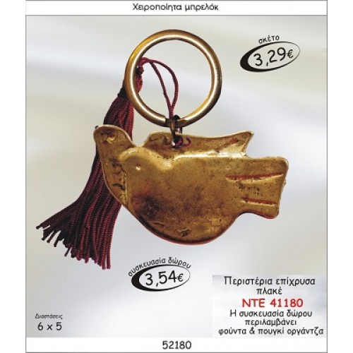 ΠΕΡΙΣΤΕΡΙΑ ΕΠΙΧΡΥΣΑ ΠΛΑΚΕ ΜΠΡΕΛΟΚ ΓΟΥΡΙ 2015