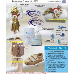 ΒΑΠΤΙΣΤΙΚΟ ΣΕΤ ΤΑΡΑΝΔΟΣ ΝΟ-1174