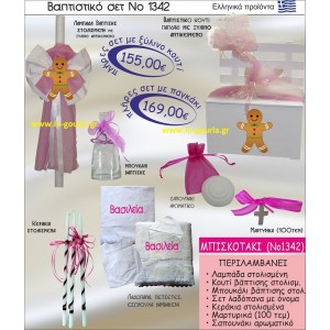 ΒΑΠΤΙΣΤΙΚΟ ΣΕΤ ΜΠΙΣΚΟΤΑΚΙ ΝΟ-1342
